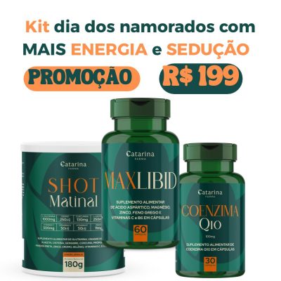 Combo “Dia dos namorados” com mais LIBIDO e ENERGIA