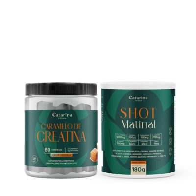 Combo Imunidade e Performance - Caramelo de creatina + Shot Matinal