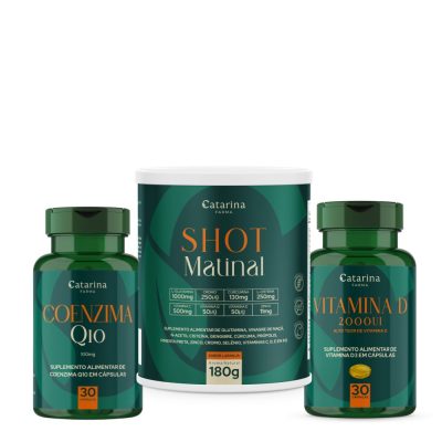 Kit - Shot Matinal + Coenzima Q10 + Vitamina D