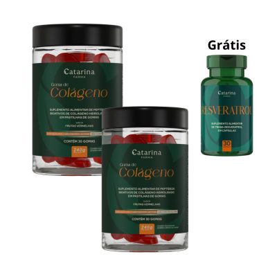 Leve 2 Colágenos Verisol® e Ganhe 1 Resveratrol